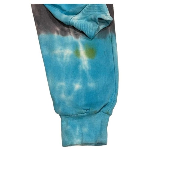 La Detresse Women's Tie Dye Adjustable Limeade Ribbed Cuffs Sweatpants (Med) NWT - Picture 7 of 9
